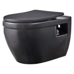 Atlantic Tyler Wandcloset Randloos Zwart Inclusief Wcbril 5 Atlantic Tyler Wandcloset Randloos Zwart Inclusief Wcbril -Badkamer Verkoop 123 130