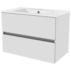 Atlantic By Allibert Badmeubelset Donna 80 Cm Mat Wit -Badkamer Verkoop 123 139