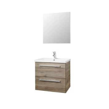 Atlantic Badmeubel Sienna Hout 60cm Met Spiegel 3 Atlantic Badmeubel Sienna Hout 60cm Met Spiegel