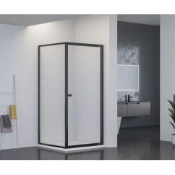Atlantic Roan Douchewand En -deur 90x90x190cm Zwart -Badkamer Verkoop 123 282