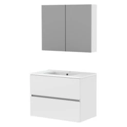 Atlantic By Allibert Badmeubelset Donna 60 Cm Mat Wit